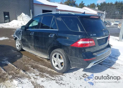 2015 Mercedes-Benz Ml 400 4Matic z USA, uszkodzony, nr VIN 4JGDA5GBXFA545124